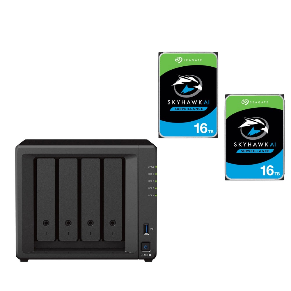 Synology DS923+ - 4 Baies avec 2 disques de 16 To Seagate  - Serveur NAS - 0