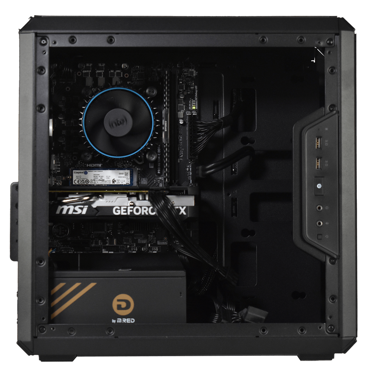 Grosbill POWERBOX - i5 12400F/16Go/500Go/4060 (07/24) (PCG-10602272) - Achat / Vente PC Fixe sur grosbill.com - 1