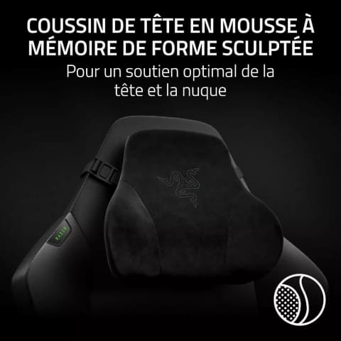 Razer Iskur V2 NewGen Noir - Siège PC Gamer - grosbill.com - 4
