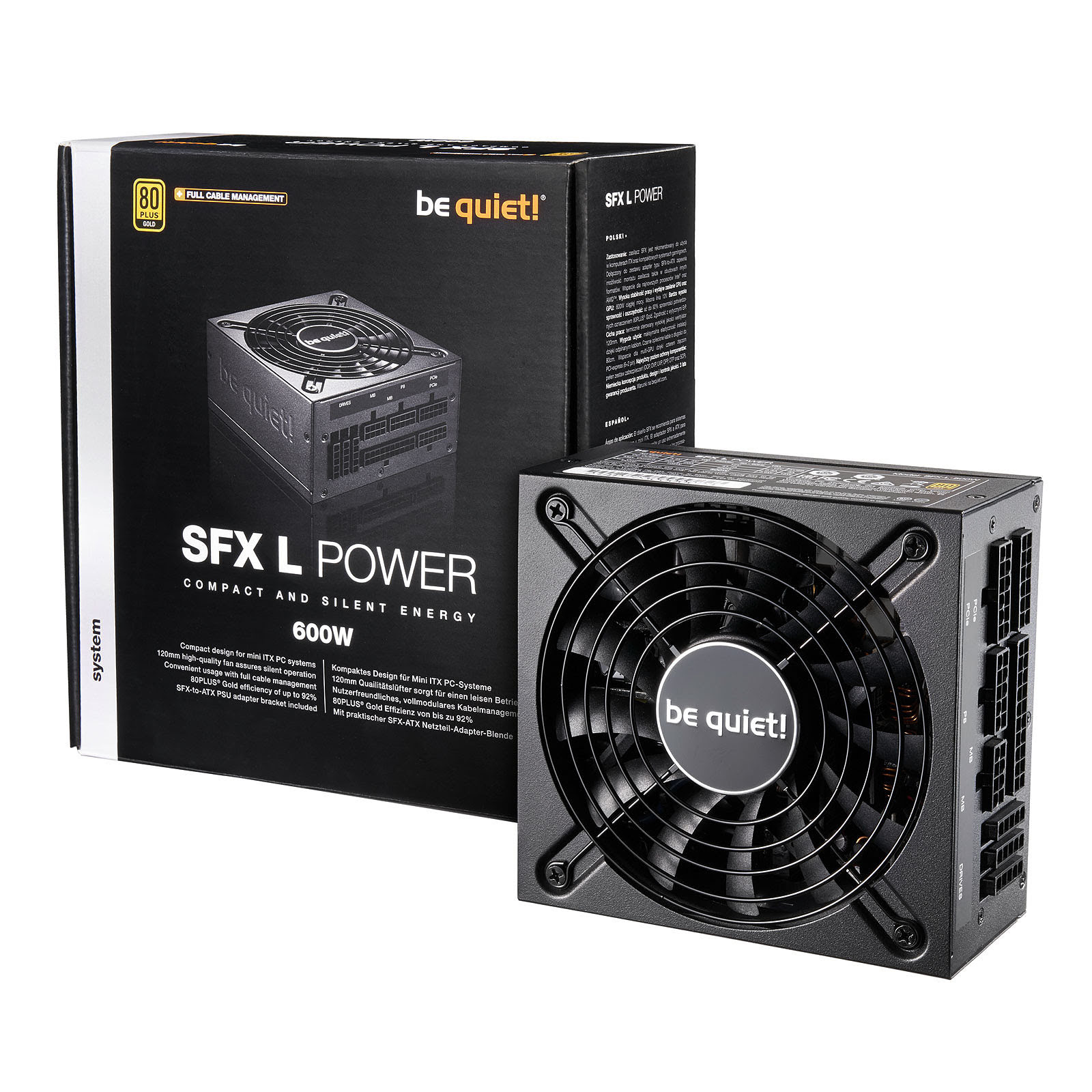 be quiet! SFX-L POWER (SFX-L 600W) - Alimentation be quiet! - 0