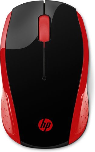 HP 200 emprs red wireless mouse 2HU82AA