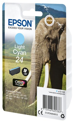 Epson Ink/24 Elephant 5.1ml LCY - Achat / Vente Consommable imprimante sur grosbill.com - 1