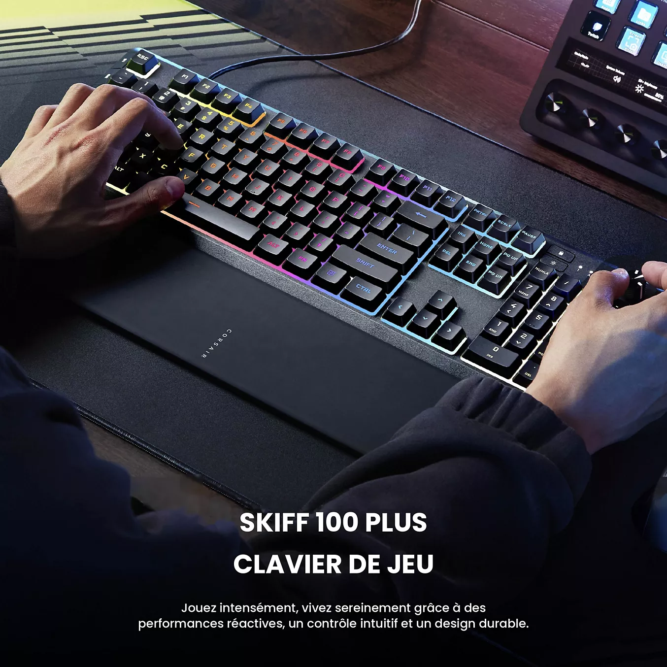 Corsair Skiff 100 Plus - Clavier PC Corsair - grosbill.com - 5
