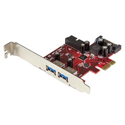 image produit StarTech  PCI Express à 4 ports USB 3.0 - 2 externes 2 internes - PEXUSB3S2EI Grosbill