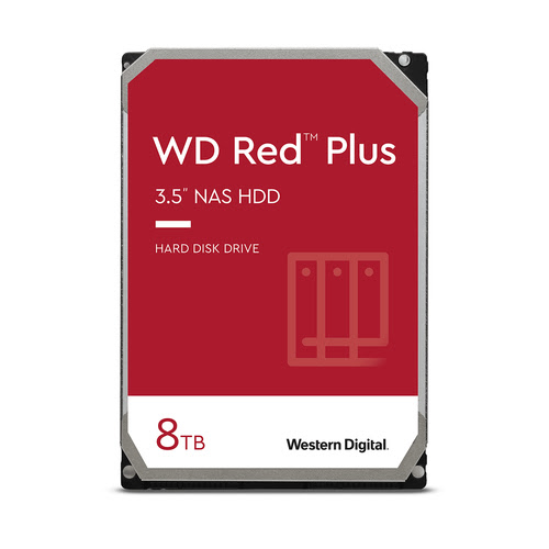 image produit WD Red Plus 8To WD80EFZZ-Seconde Vie-Très Bon Etat Grosbill