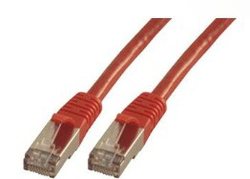 MCL Samar CAT 6A F/UTP Patch cable - 10m Red