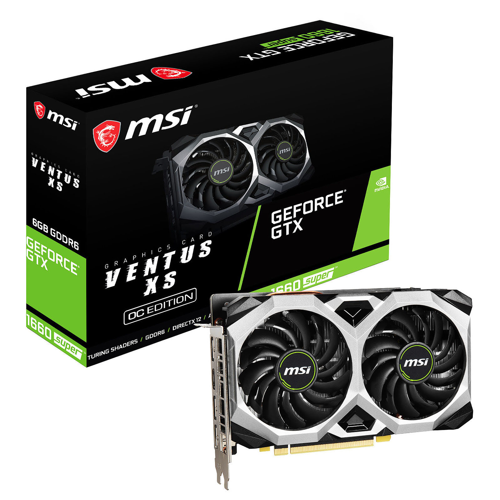 MSI GTX 1660 SUPER VENTUS XS OC  - Carte graphique MSI - 0