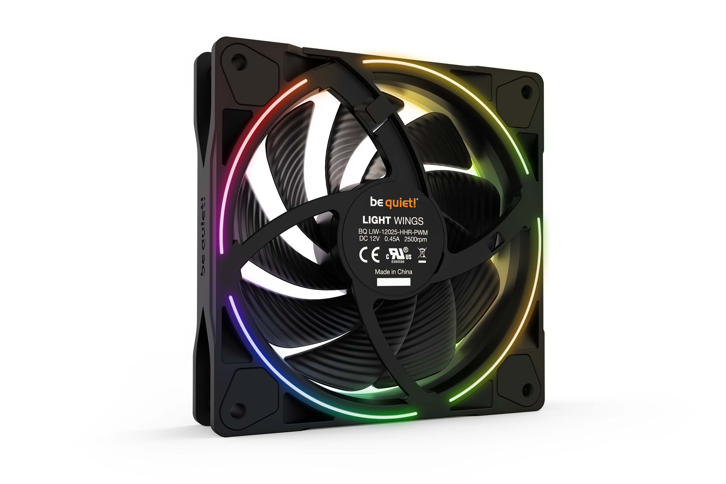 Be Quiet! Light Wings 120mm PWM ARGB High Speed - Ventilateur boîtier - 2