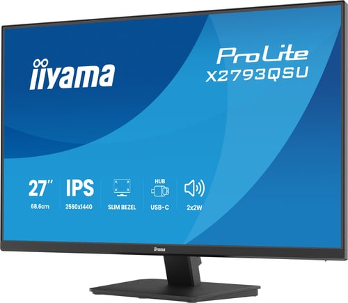Iiyama 27 pouces  X2793QSU-B1 - Ecran PC Iiyama - grosbill.com - 1