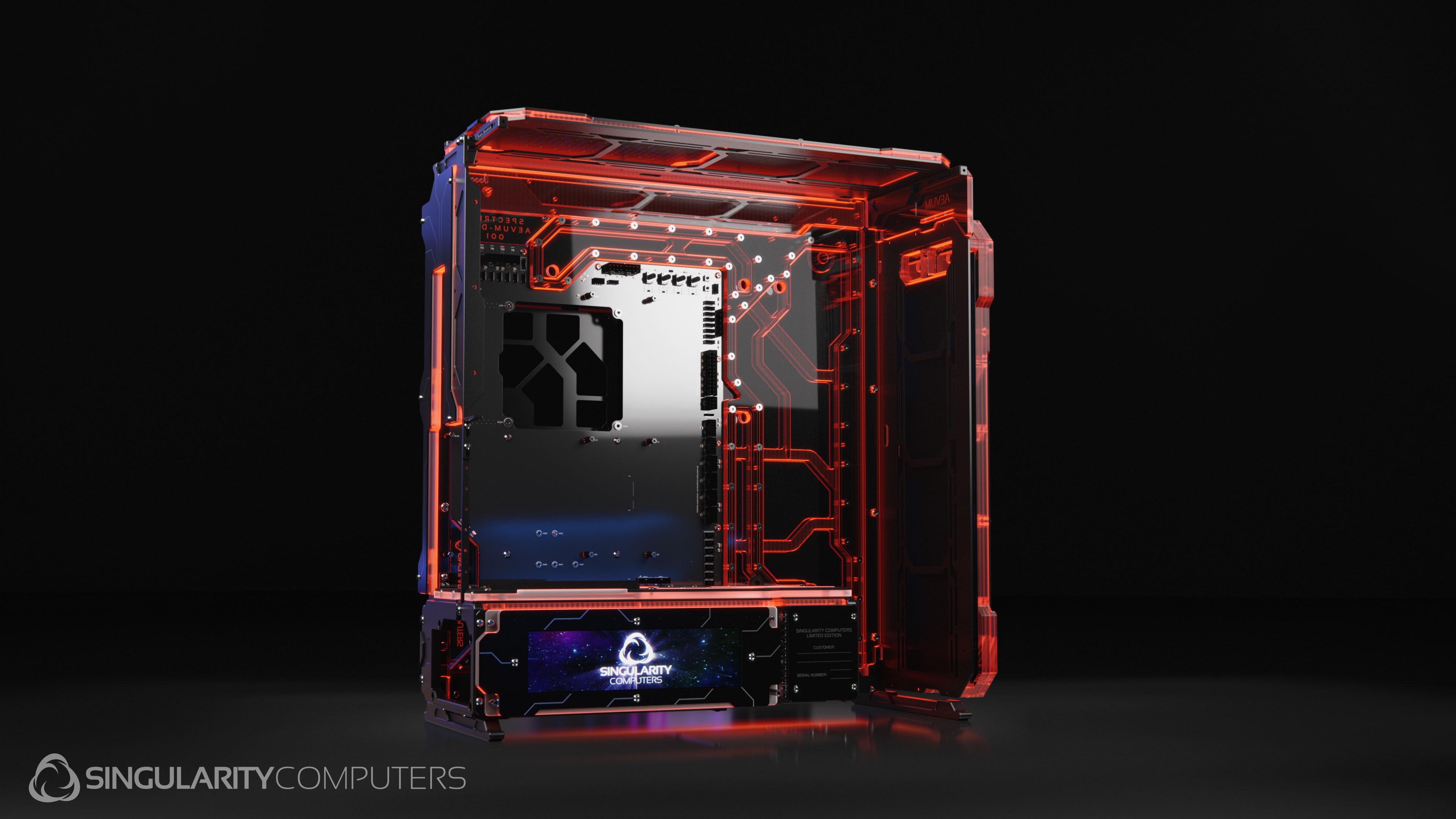 Singularity Singularity Computer Spectre 4 Black Noir - Boîtier PC - 12