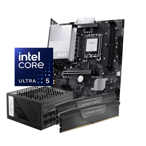 PRO H810M-B + 245K + 1000W Gold + 2x16 6000MHz - grosbill.com - 0