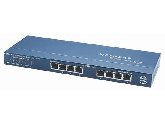 Switch Netgear 8 Ports 10/100/1000Mbps - GS108GE - grosbill.com - 0