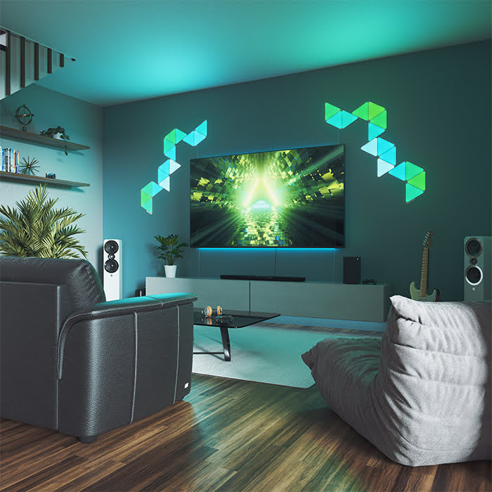 Nanoleaf Shapes Triangles Starter Kit - 15 Pièces (NL47-6002TW-15PK) - Achat / Vente Objet connecté / Domotique sur grosbill.com - 6