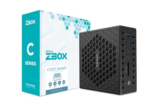 ZOTAC ZBOX CI331 NANO mini-pc Barebone Intel Core N5100 2xDDR4-2933 SATA III SLOT DUAL GLAN WIFI ac  - Achat / Vente sur grosbill.com - 0