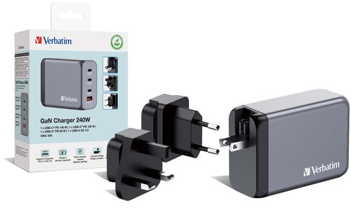 GNC-240 GaN Charger 4 Port 240W USB A/C - Achat / Vente sur grosbill.com - 3
