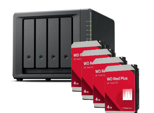 Synology DS425+ - 4 Baies avec 4 disques de 4To RED Plus - Serveur NAS - 0