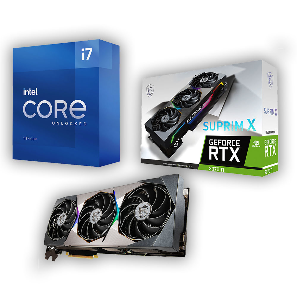 Pack i7-11700K + RTX 3070 TI SUPRIM X 8G LHR  - grosbill.com - 0