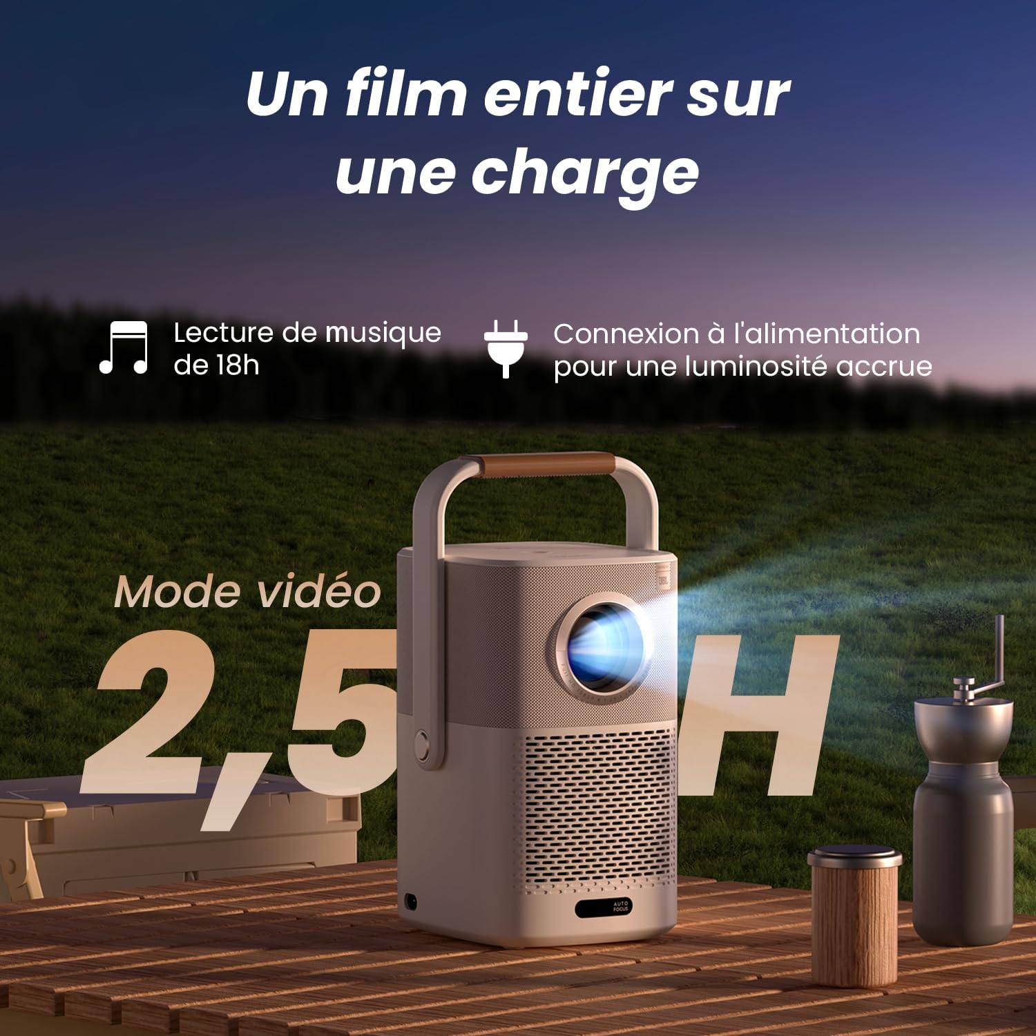Grosbill Yaber T2 FHD WiFi/Bluetooth - Vidéoprojecteur Grosbill - 5