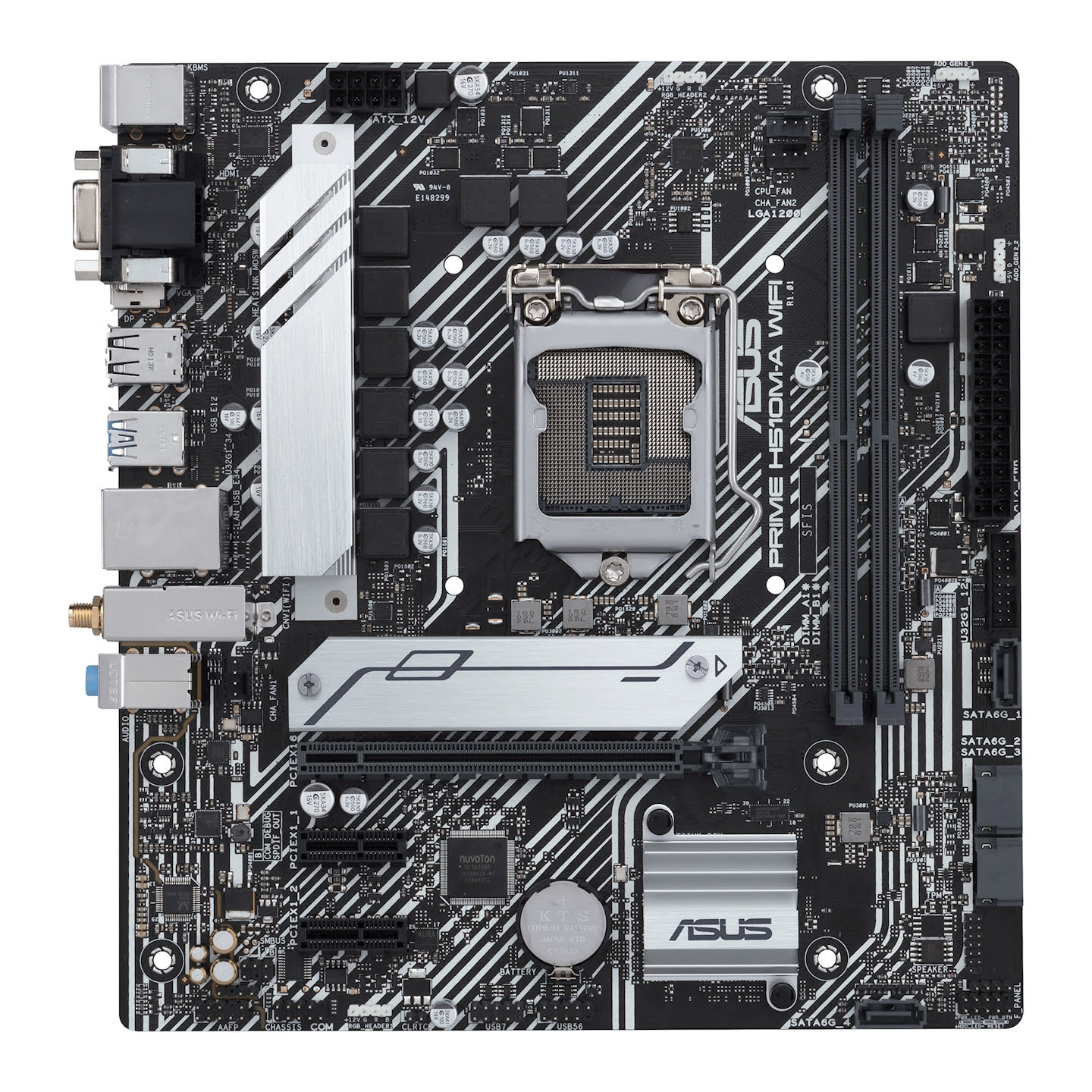 Asus PRIME H510M-A WiFi Micro-ATX  - Carte mère Asus - grosbill.com - 0