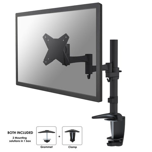 NewStar Desk Mount 10-30 Clamp Full Motion BLK