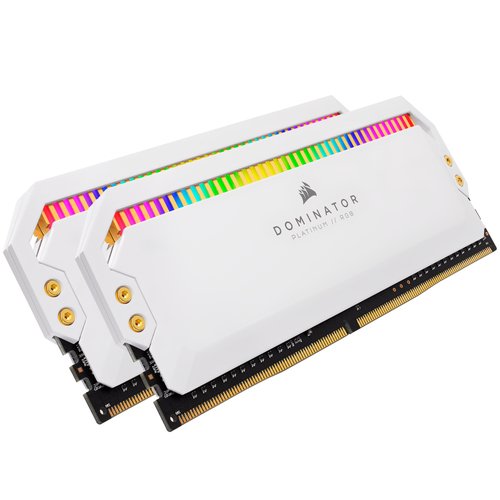 Corsair Dominator Platinum RGB, DDR4-3200, CL16 - 16 GB Dual-Kit, weiÃŸ - Achat / Vente sur grosbill.com - 0