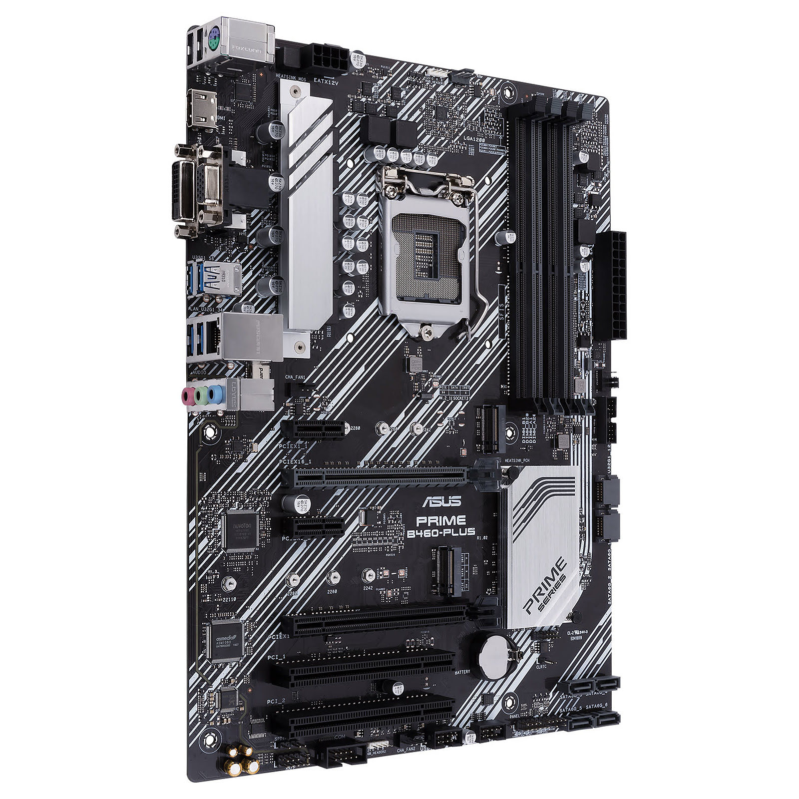 Asus PRIME B460-PLUS ATX  - Carte mère Asus - grosbill.com - 3