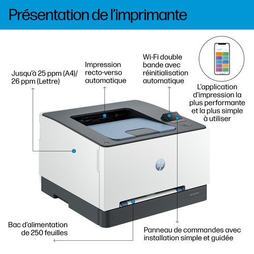 COLOR LASERJET PRO 3202DW 25PPM - Achat / Vente sur grosbill.com - 3