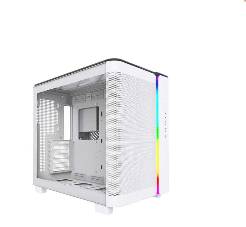 Montech MT/SansAlim/ATX Blanc - Boîtier PC Montech - grosbill.com - 1