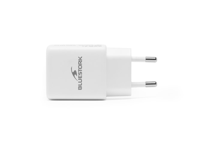 Chargeur USB-C/20W/Blanc - Accessoire téléphonie Bluestork - 1