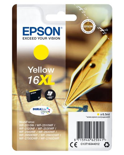 Epson - Jaune - C13T16344012 - Achat / Vente Consommable imprimante sur grosbill.com - 0