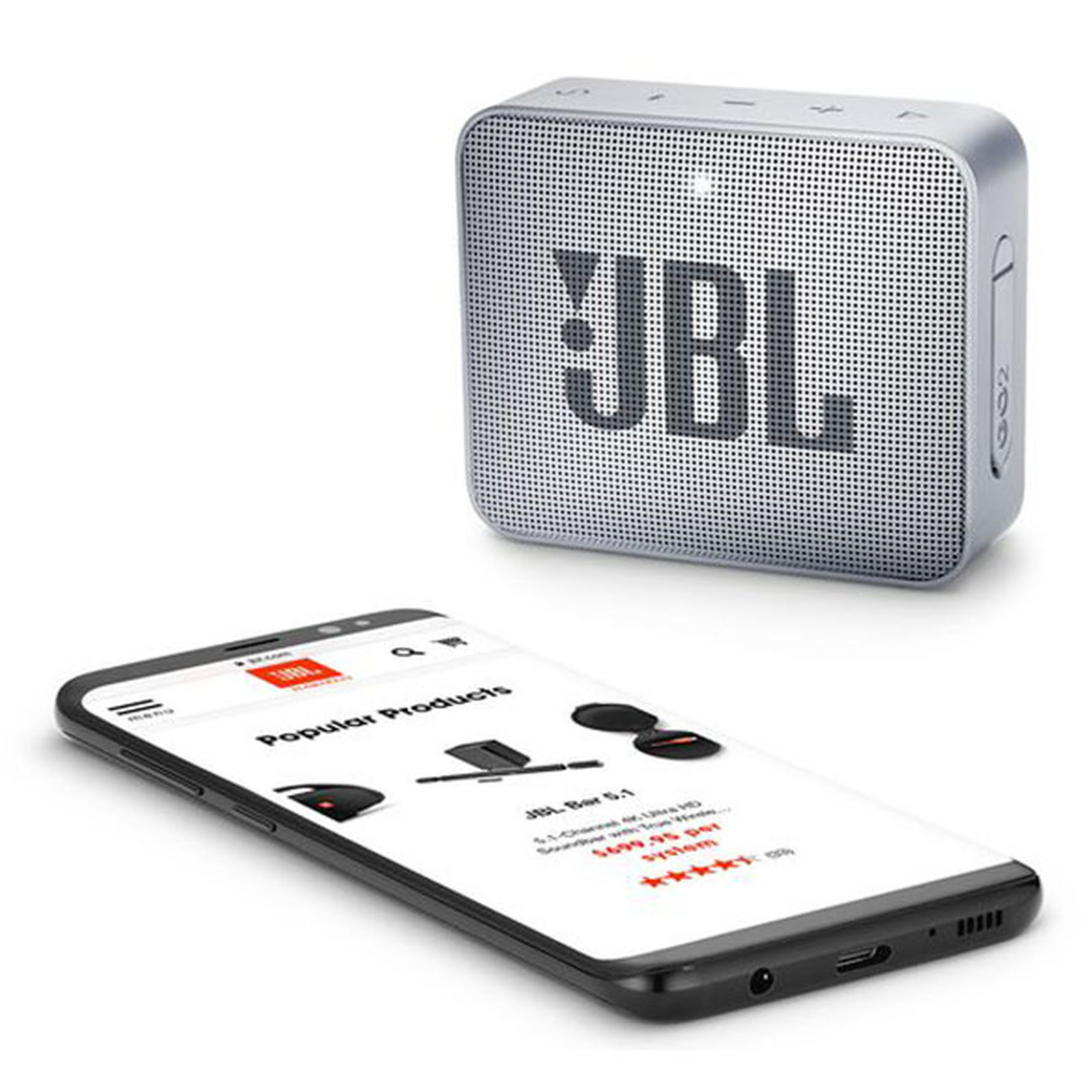 JBL 1HP GO 2 Grey - Enceinte PC JBL - grosbill.com - 1