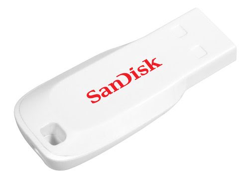 Sandisk Cruzer Blade 16GB White - Clé USB Sandisk - grosbill.com - 2