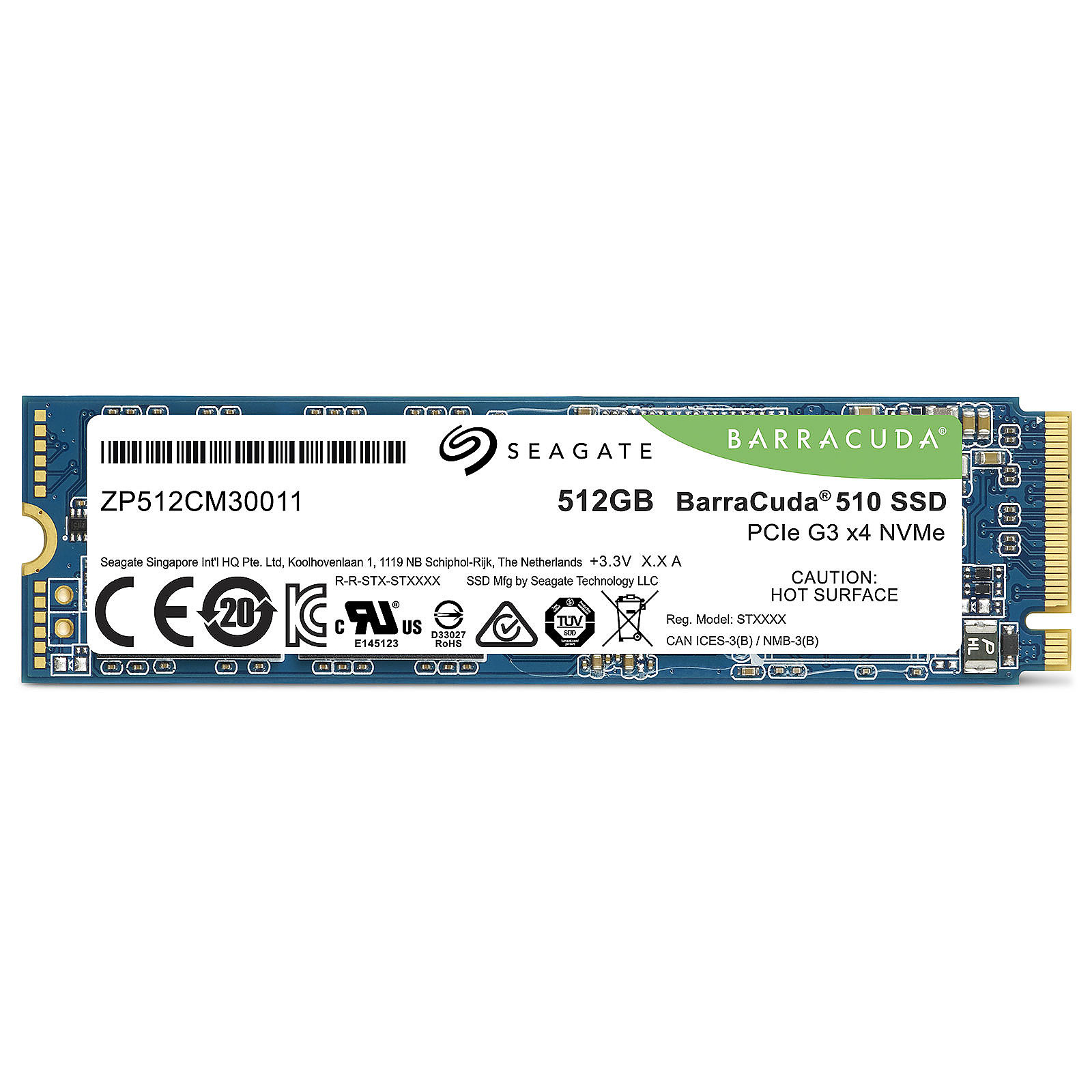Seagate ZP512CM30041  M.2 - Disque SSD Seagate - grosbill.com - 2