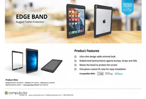 Galaxy Tab A 10.1" Rugged Edge Band (BNDTA101) - Achat / Vente sur grosbill.com - 2