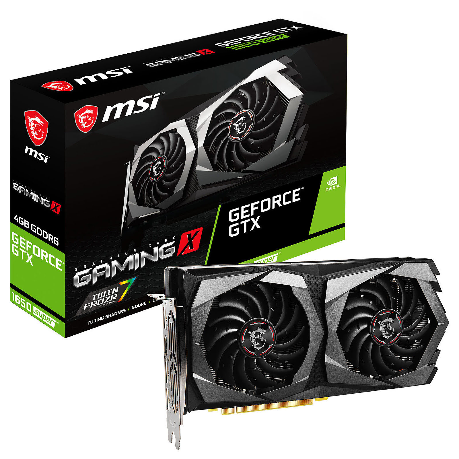 MSI GTX 1650 SUPER GAMING X  - Carte graphique MSI - grosbill.com - 0