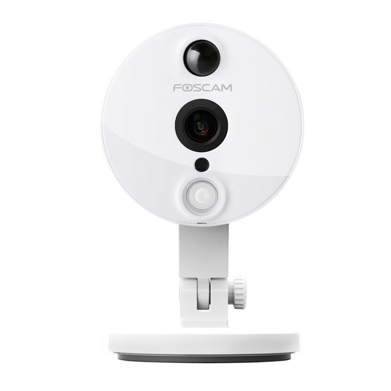 Foscam C2 Caméra IP 1080p WiFi IR Audio Micro-SD Blanche - Webcam - 4