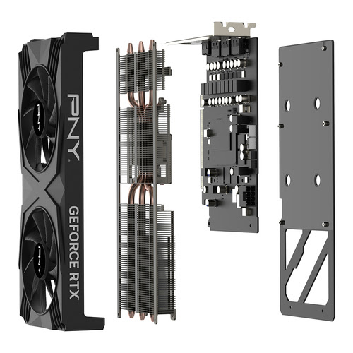 PNY GeForce RTX 4060 Ti 8GB VERTO Dual Fan DLSS 3 - Carte graphique - 7