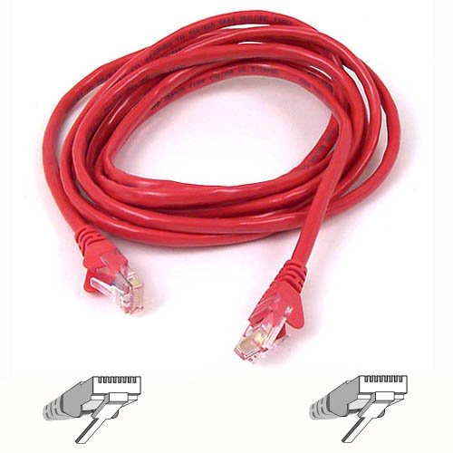 Belkin Cable/Patch Cat6 RJ45 Snagless 2m red