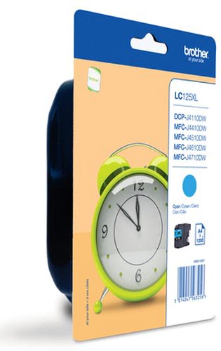 Brother - Cyan - LC125XLCBP - Achat / Vente Consommable imprimante sur grosbill.com - 0
