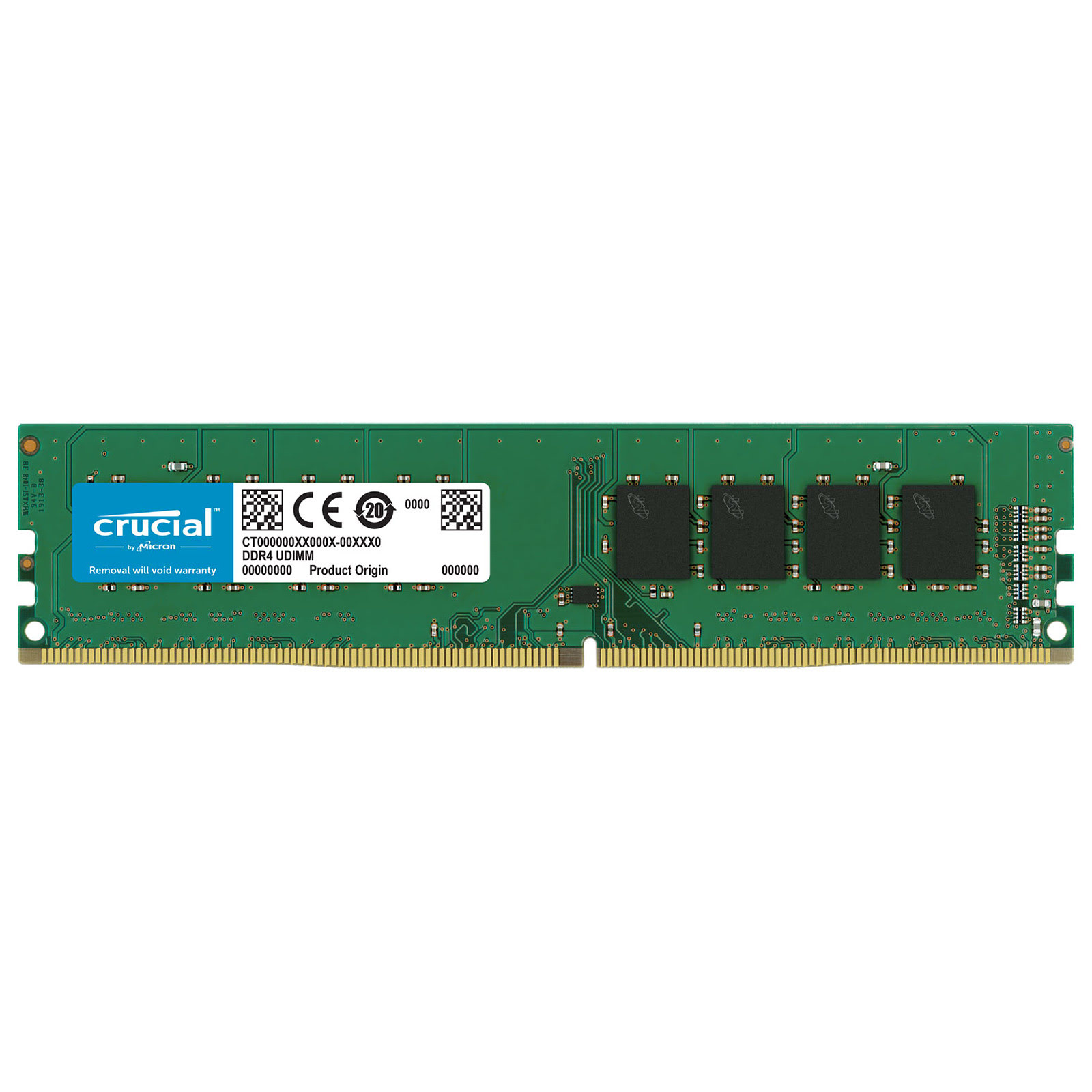 Crucial 16Go (1x16Go) DDR4 2666MHz - Mémoire PC Crucial sur grosbill.com - 0