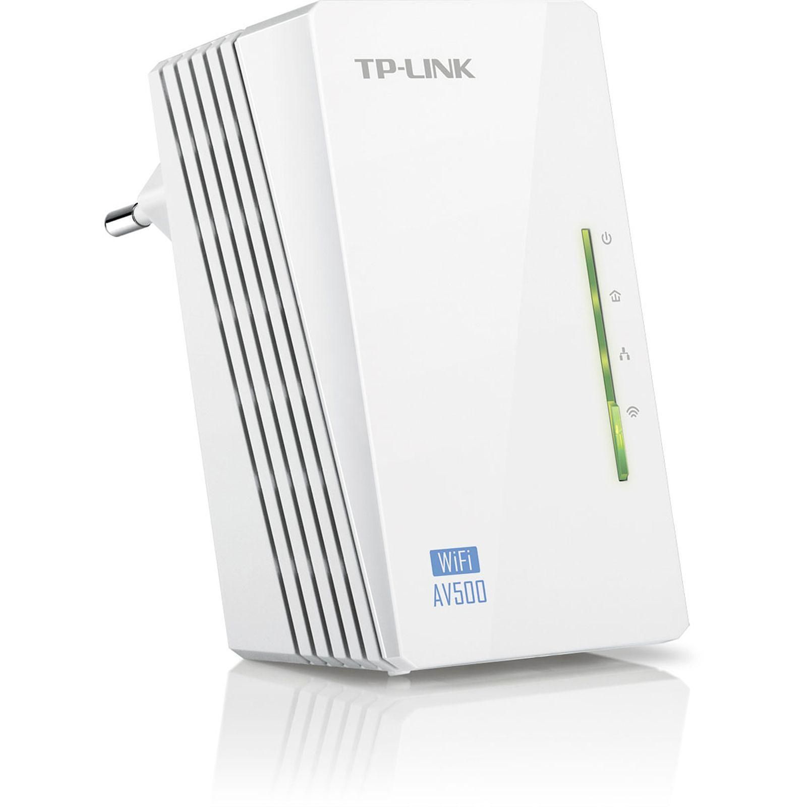 TP-Link TL-WPA4220 WiFi Extender CPL 500Mbps/WiFi 300Mbps  - Adaptateur CPL - 0