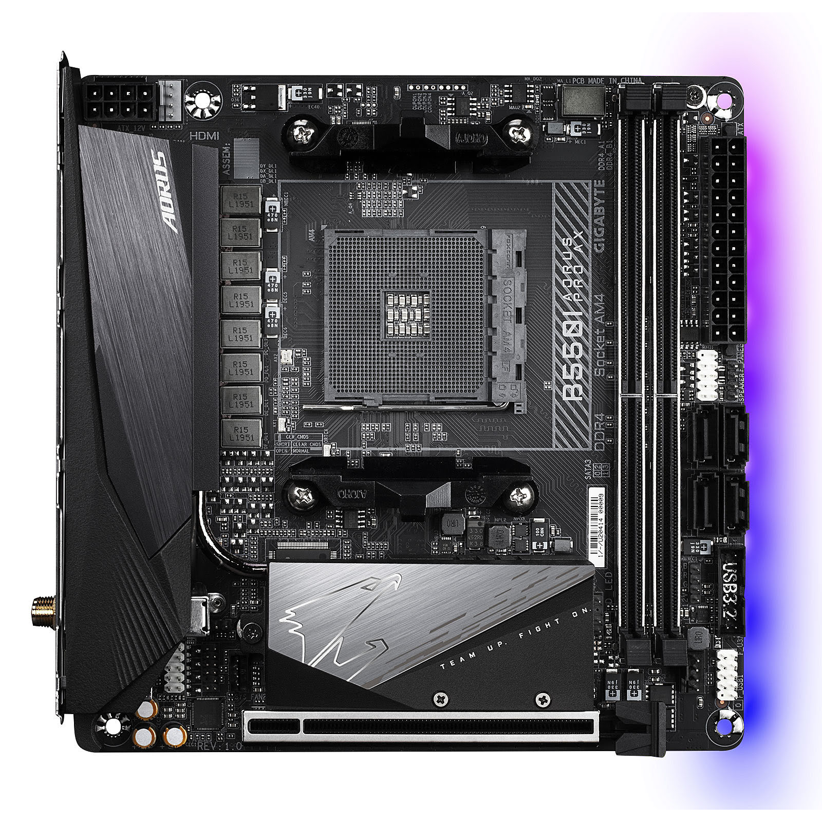 Gigabyte B550i AORUS PRO AX Mini-ITX  - Carte mère Gigabyte - 3