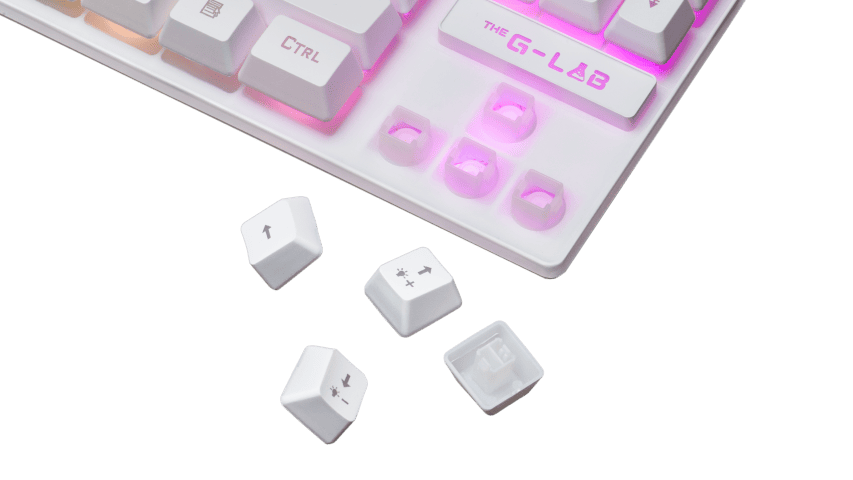 The G-LAB Keyz Caesiumt - Clavier PC The G-LAB - grosbill.com - 2