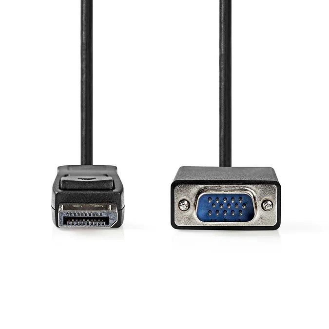 Câble DisplayPort vers VGA mâle/mâle - 2m - Noir - 1