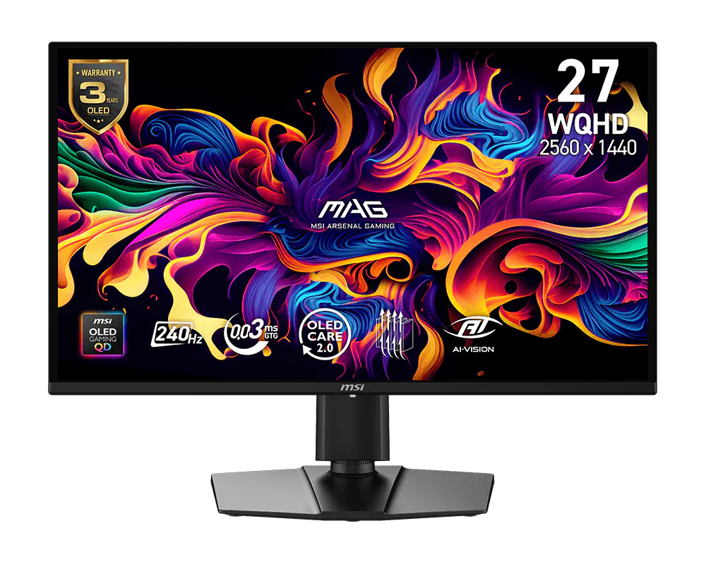 MSI 27 pouces  9S6-3CE41H-051 + 9S6-3CFA9T-001 + MMDOS110BK - Ecran PC - 1