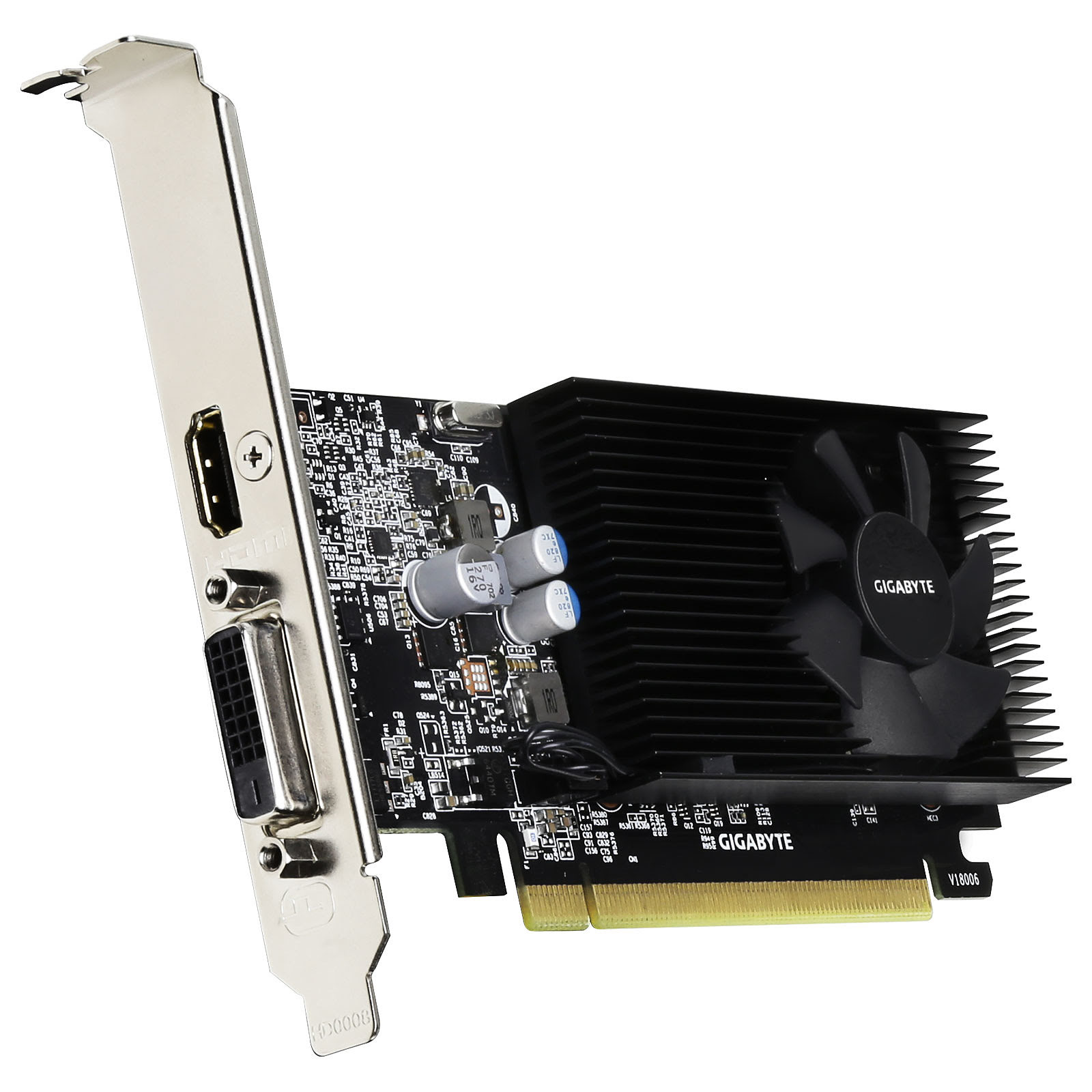 Gigabyte GT 1030 Low Profile D4 2G  - Carte graphique Gigabyte - 2