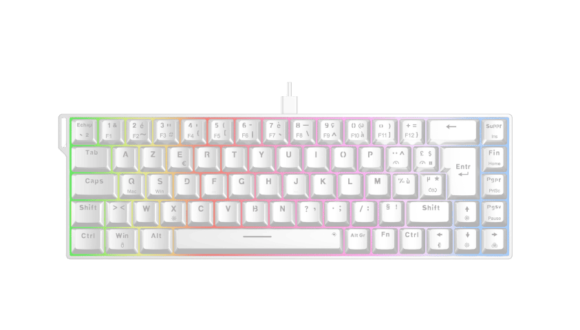 The G-LAB Keyz Titanium HE - Clavier PC The G-LAB - grosbill.com - 6