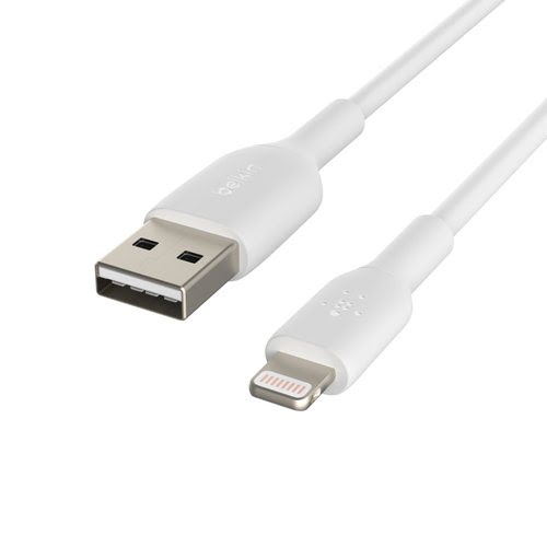 Lightning to USB-A Cable 2M White - Achat / Vente sur grosbill.com - 0