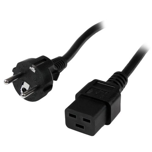 2m Computer Power Cord - Schuko to C19 - Achat / Vente sur grosbill.com - 0
