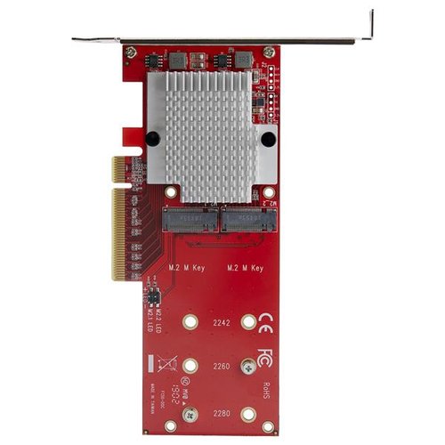 Dual M.2 PCIe SSD Adapter - x8 PCIe 3.0 - Achat / Vente sur grosbill.com - 4